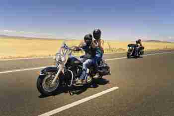 Harley-Davidson Road King on Route 66